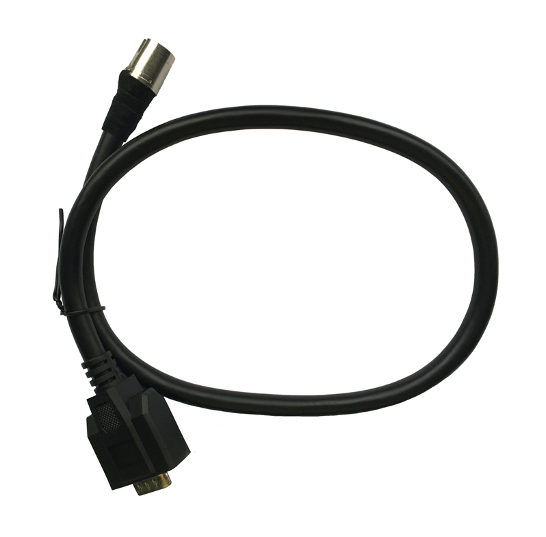 DIN 14P Male to HDB 15P Male Cable